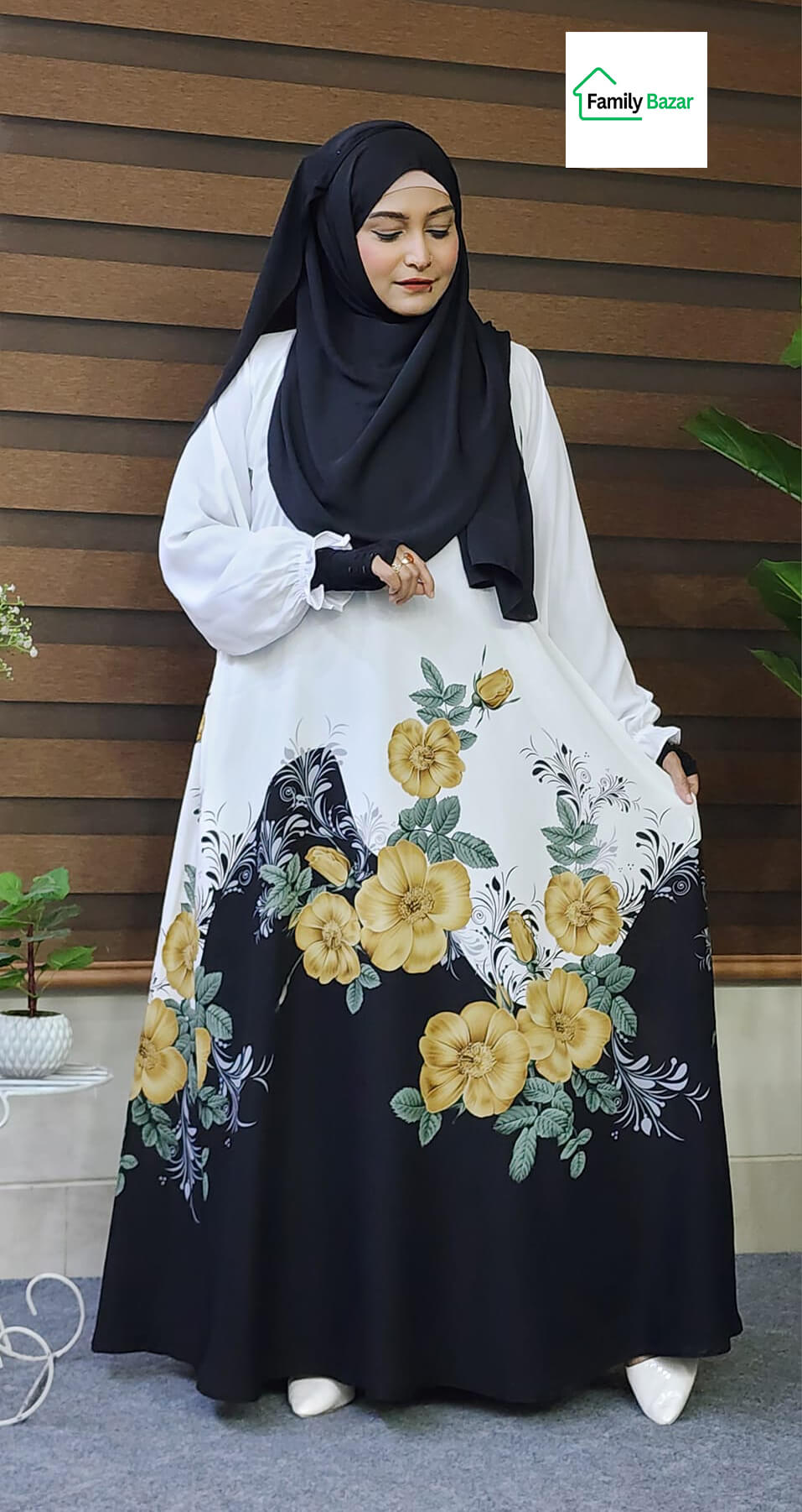 White black -2 (হিজাব সহ)