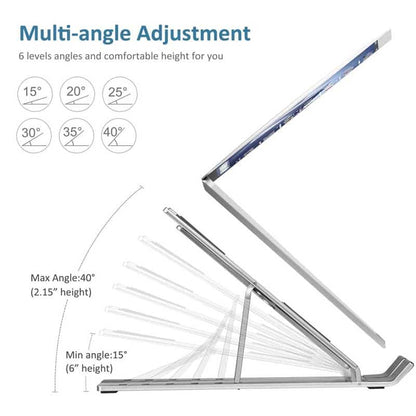 Aluminum Adjustable Foldable Laptop Stand 💻 (Original)