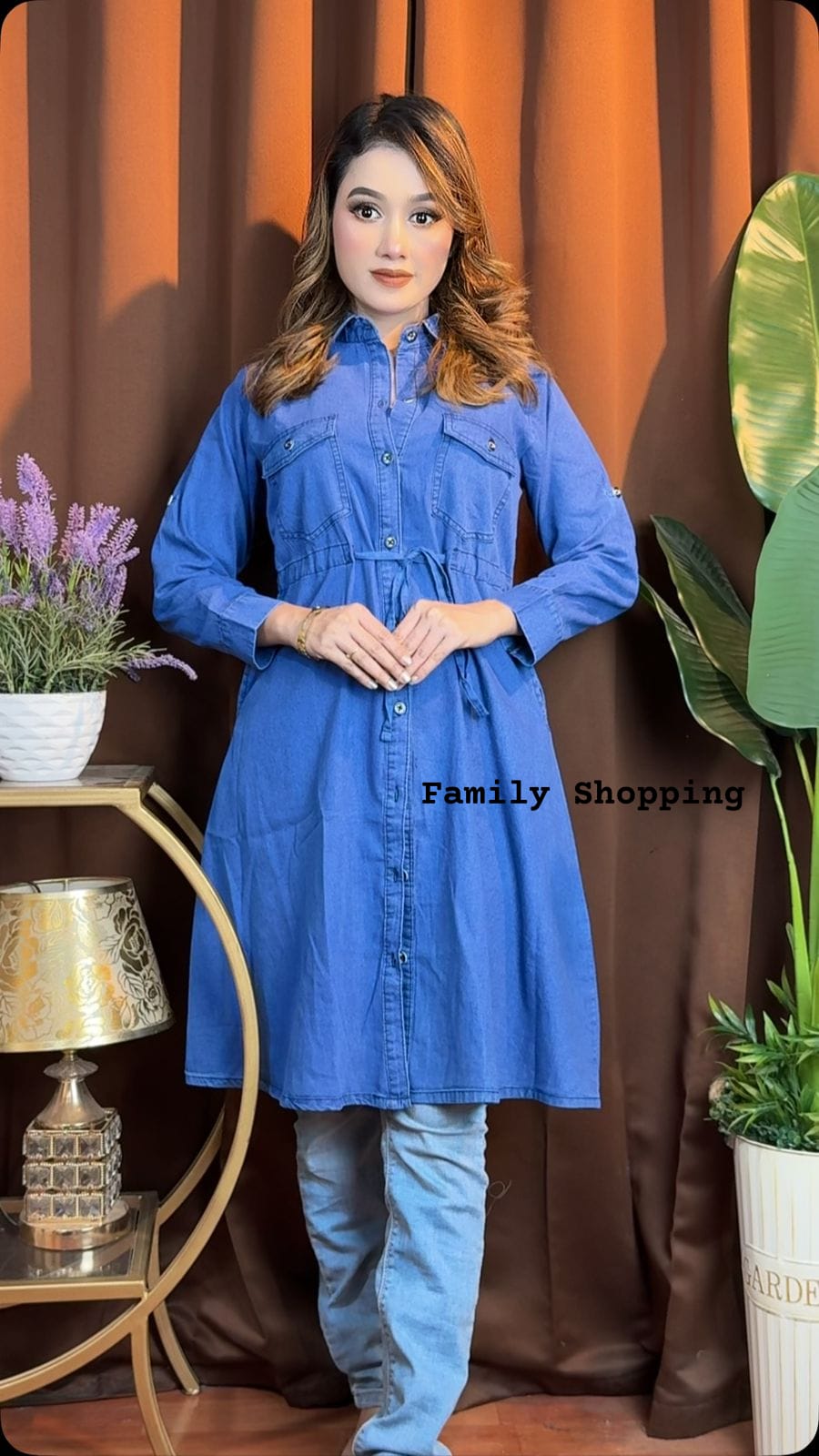 Semi long - Denim Kurti for Women — Premium Quality