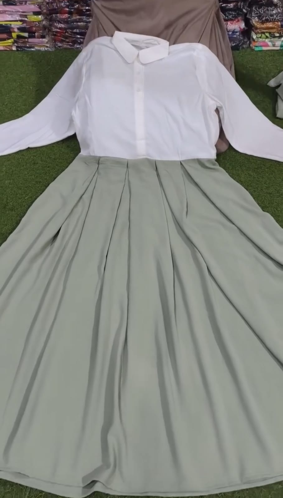 Stylish exclusive gown with Koti (solid colour)