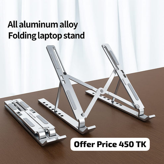 Aluminum Adjustable Foldable Laptop Stand 💻 (Original)