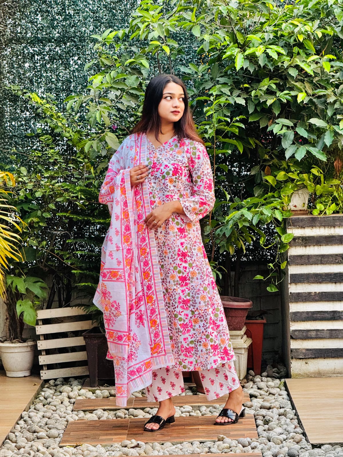 Pink Color Flower (3pcs)